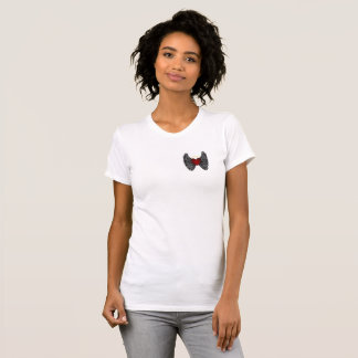 Camiseta Coração de Halo de Asa Preta