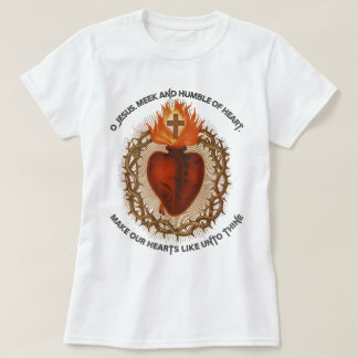 Camiseta Coração de Jesus mais sagrado e católico tradicion