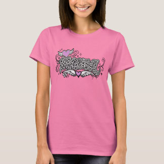 Camiseta Coração de Leopardo Mãe