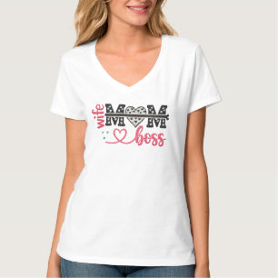 Camiseta Coração de Mãe Chefe Selvagem