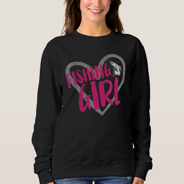 Camiseta Coração de Menina Pescadora (Frente)
