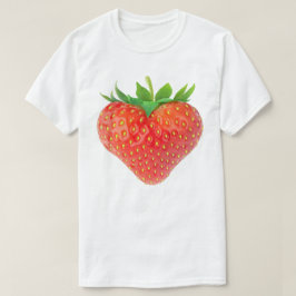 Camiseta Coração de morango