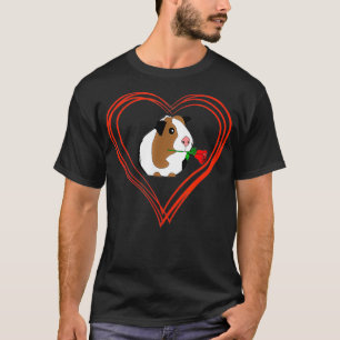 Camiseta Coração de Namorados de Suíno-guineense