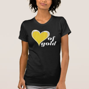 Camiseta Coração de Ouro
