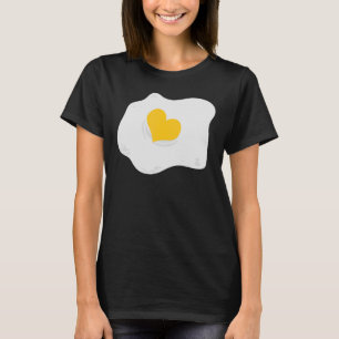Camiseta Coração de Ovos Secos Canhões De Ovos Vegan