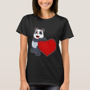 Camiseta Coração de Panda