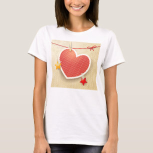 Camiseta Coração de papel