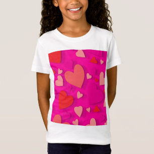 Camiseta Coração de papel decorativo 2