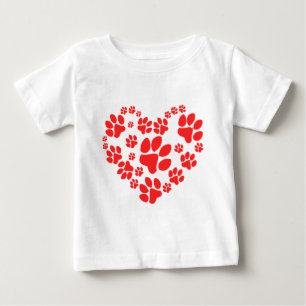 Camiseta Coração de Patas