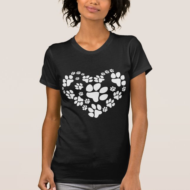 Camiseta Coração de patas (Frente)