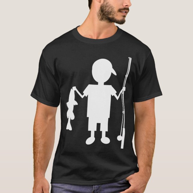 Camiseta Coração de pesca e caça (Frente)