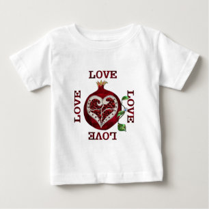 Camiseta Coração de Romã AMOR Dia dos Namorados