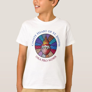 Camiseta Coração de Rua, Joseph Staint Glass Design