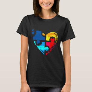 Camiseta Coração de Sensibilização Autismo