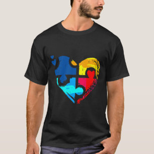 Camiseta Coração de Sensibilização Autismo