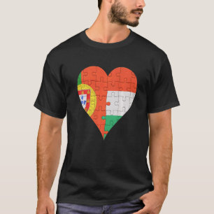 Camiseta Coração de Sinalizador Húngaro Português