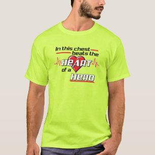 Camiseta Coração de um Herói um Destinatário do Transpl