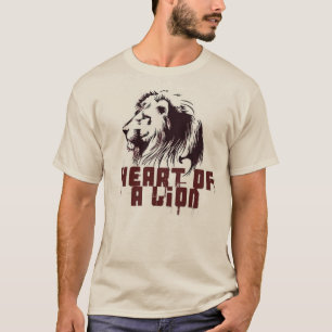 Camiseta Coração de um leão