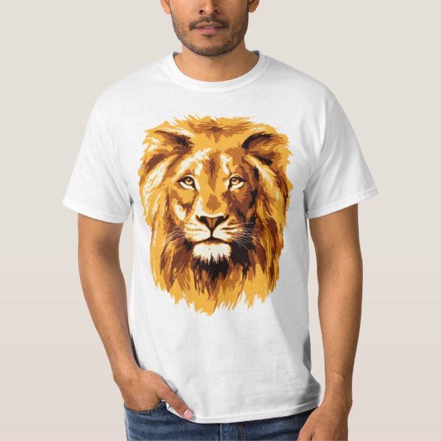 Camiseta "Coração de um Leão" (Frente)