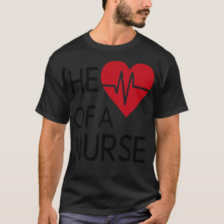 Camiseta Coração de uma Enfermeira