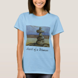 Camiseta Coração de uma mulher