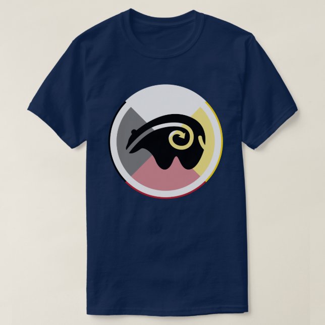 Camiseta coração de urso (Frente do Design)