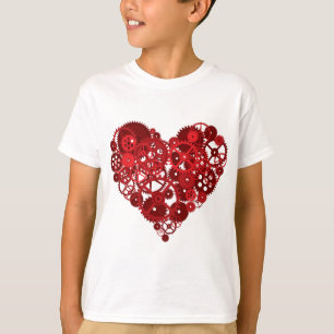Camiseta Coração de Ursos Vermelhos