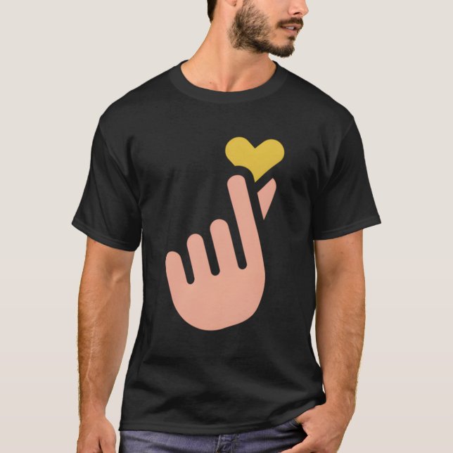 Camiseta Coração dedo (Frente)