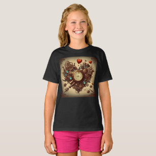 Camiseta Coração/dia de os namorados