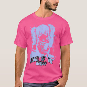 Camiseta Coração do Abismo Garota do Rock Estética Punk Roc