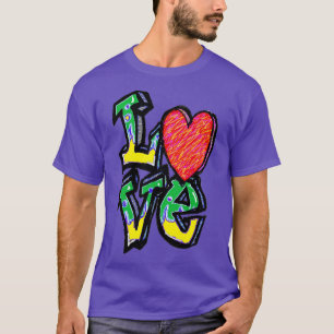Camiseta coração do amor