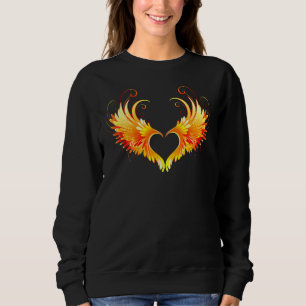 Camiseta Coração do Anjo Fogo com Asas