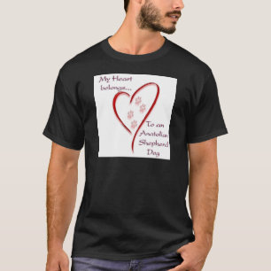 Camiseta Coração do Cão-Pastor Anatólogo Pertence