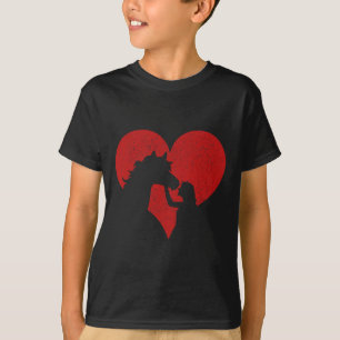 Camiseta Coração do Cavalo ao Volante Equestre Hipp