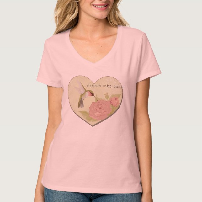 Camiseta Coração do Hummingbird (Frente)