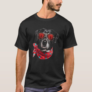 Camiseta Coração do Labrador Retriever no Dia dos Namorados