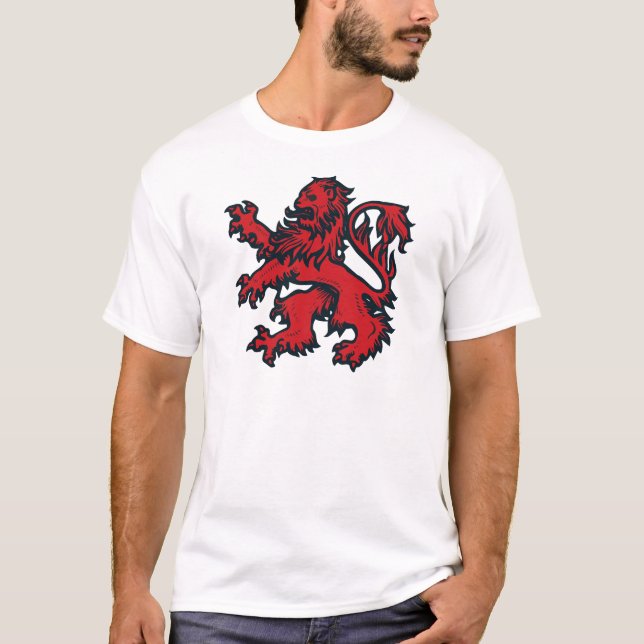 Camiseta coração do leão (Frente)
