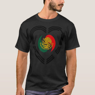 Camiseta Coração do Patrimônio Multinacional Coreano Mexica