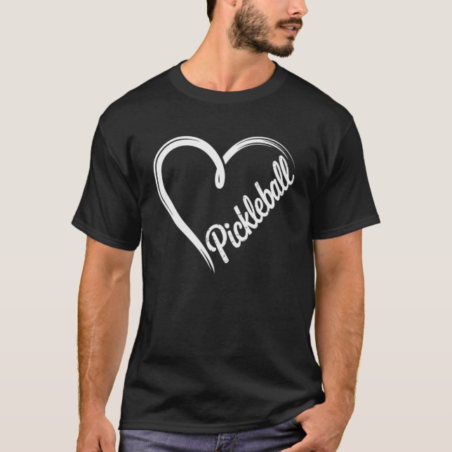 Camiseta Coração do Pickleball (Frente)