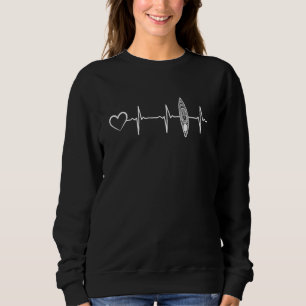 Camiseta Coração do Pulso do Lago Kayak - Kayak Branco Sup