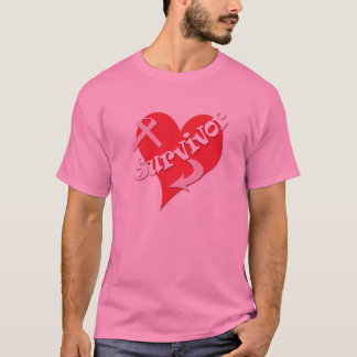 Camiseta Coração do sobrevivente