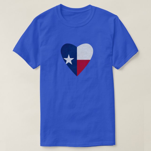 Camiseta Coração do Texas (Frente do Design)