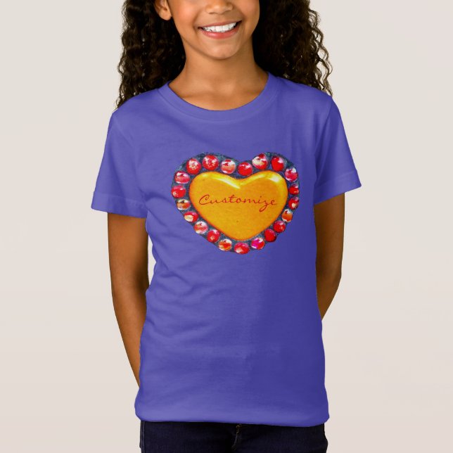 Camiseta Coração Dourada Thunder_Cove (Frente)