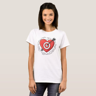 Camiseta Coração e Seta