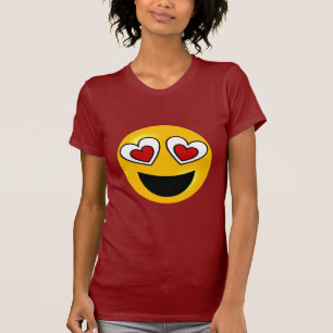 Camiseta Coração Emoji do amor