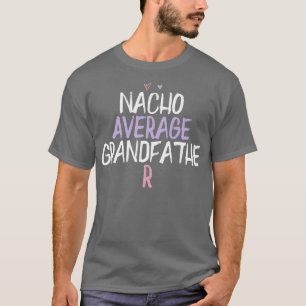 Camiseta Coração Engraçado Nacho Média do Avô Sayi
