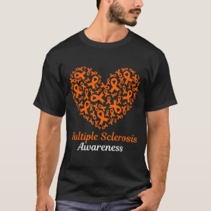 Camiseta Coração Esclerose Múltipla Ms Conscientização Lara