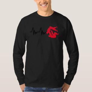 Camiseta Coração Esporte Judo Marcial Life Line 8