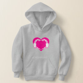 Camiseta coração esqueleto mãos gótica namorados rosa