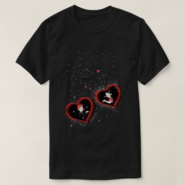 Camiseta Coração fofo  (Frente do Design)